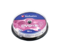 Płyta DVD+R Verbatim 4.7GB 16x (AZO) CAKE 10szt.
